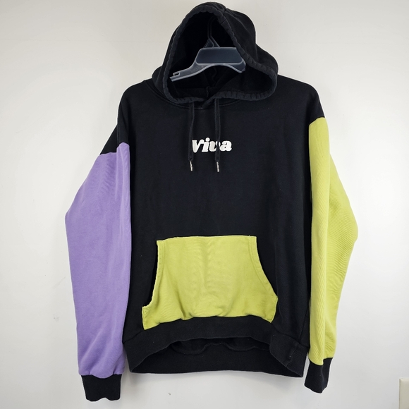 Barstool Sports Viva Color Block Pullover Sweatshirt Hoodie Mens Size XL Workout - Picture 1 of 8